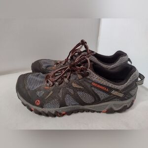 Merrell Mens All Out Blaze Hiking Shoes 9.5 Gray Outdoor Trail Sneakers D